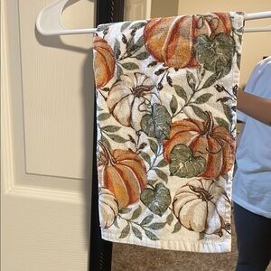 Pumpkin Pattern Kitchen Towel - Multicolor